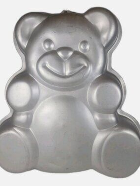 Vintage Teddy Bear Cake Pan, 1982 Wilton Birthday Baking Mold Cute Decor RETIRED